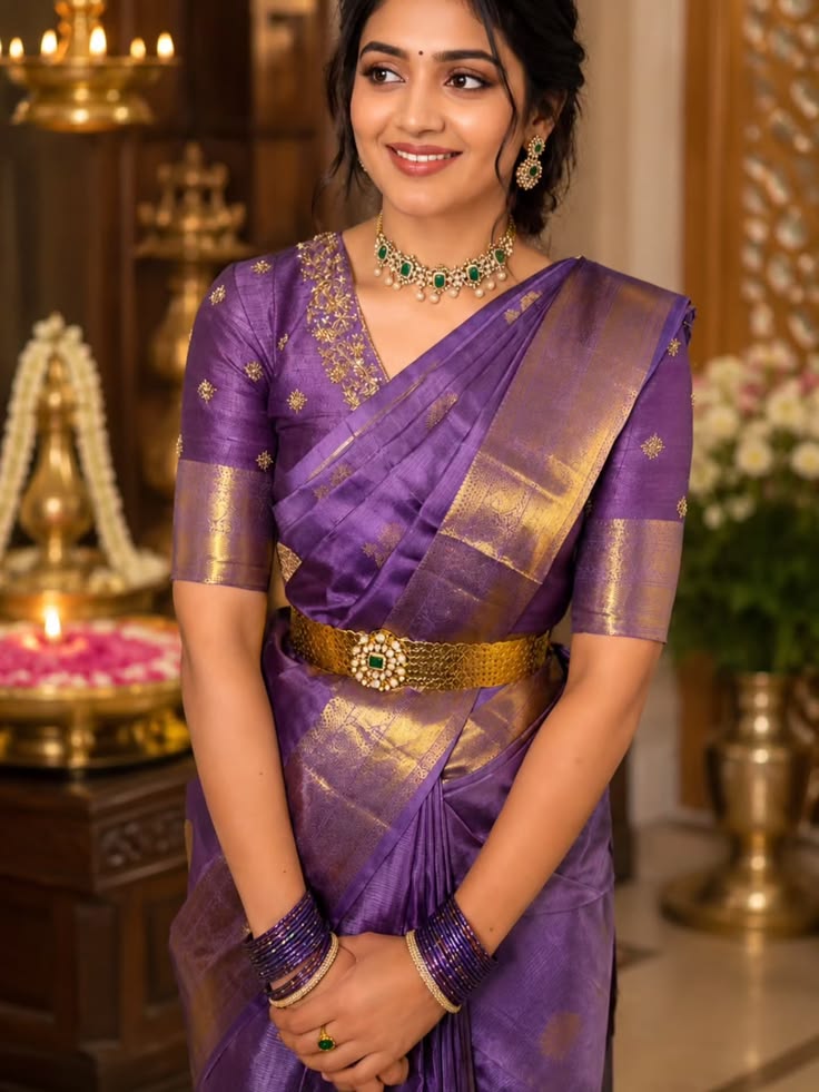 Kanjeevaram Silk Saree - Image 2