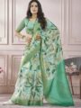 Floral Party Wear Saree - 1