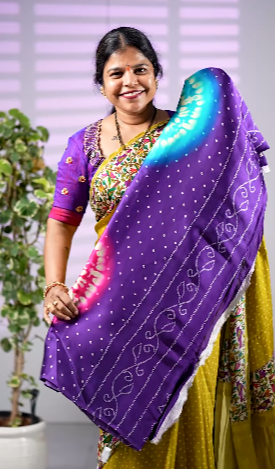 Maska Chaska Saree - - Image 3